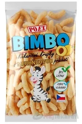 POEX BIMBO Kukuričné chrumky s marhuľovou príchuťou 100 g