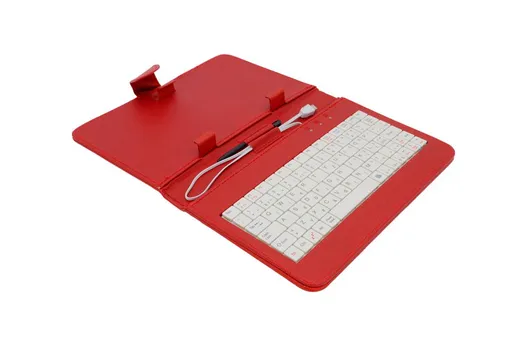 AIREN AiTab Leather Case 1 with USB Keyboard 7" RED (SK/SK/DE/UK/US.. layout)