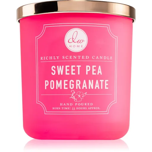 DW Home Signature Sweet Pea Pomegranate vonná sviečka 264 g