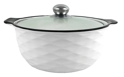 MAKRO - Misa na polievku čierny lem s pokrievkou 2L, 23x10cm, keramika