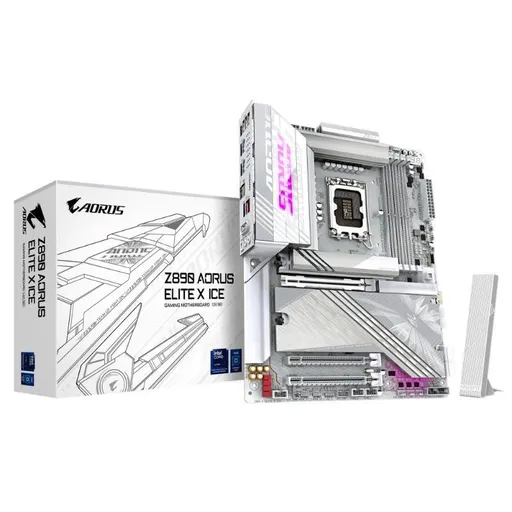 GIGABYTE MB Sc LGA1851 Z890, ELITE X ICE, Intel Z890, 4xDDR5, 1xHDMI, 1xThunderbolt, WiFi
