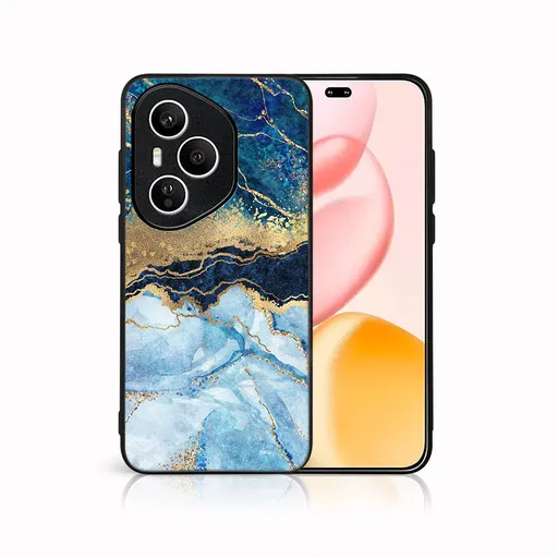 MY ART Ochranný kryt pre Honor 400 Pro 5G BLUE MARBLE (141)