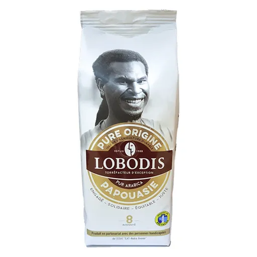 LOBODIS Mletá káva z Papuy 250 g
