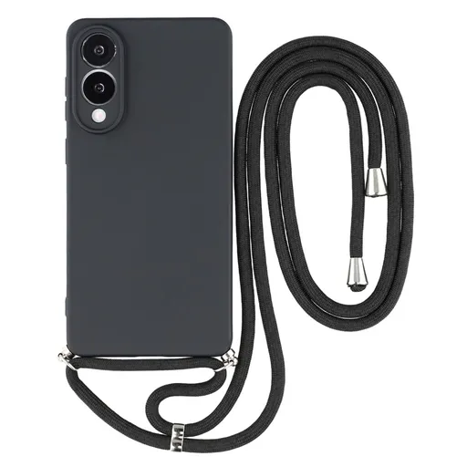 ROPE Kryt so šnúrkou Samsung Galaxy S25 Edge čierny