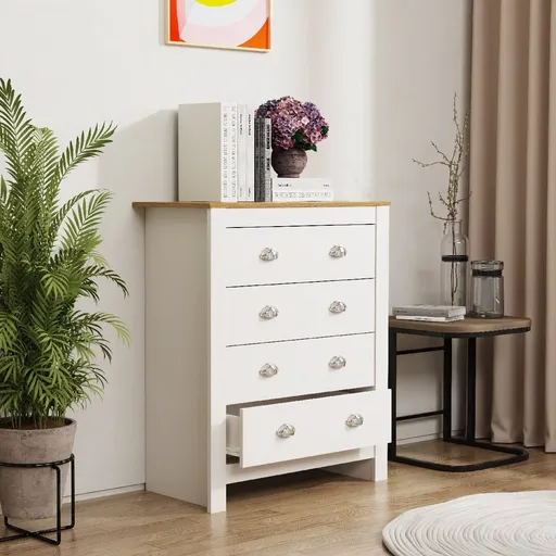 VCM Komoda „Balusa XL“, bílá