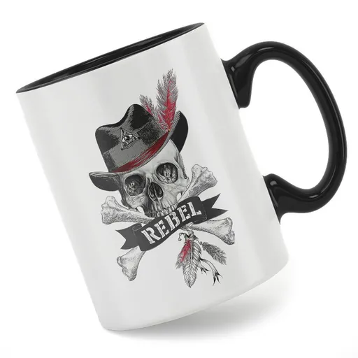 Hrnček Rebel skull