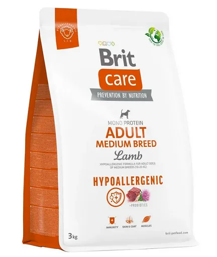Brit Care dog Hypoallergenic Adult Medium Breed 3kg