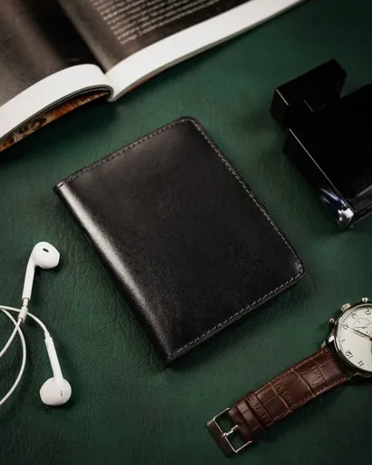 Puzdro na dokumenty vyrobené z prírodnej kože