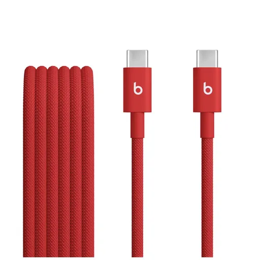 Beats USB-C / USB-C Woven Cable (1.5m) - Rapid Red