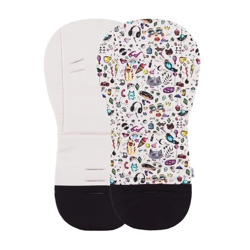 PETITE&MARS Vložka do kočíka Foamy Limited 100 Tattoo