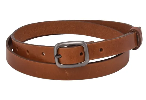 Kožený dámsky opasok 722-20-33 koňak pracka Jolana