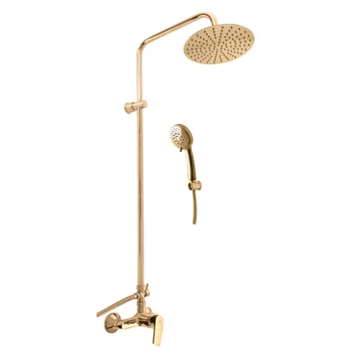 Sprchový systém RAV SLEZÁK Colorado so sprchovacím setom zlatá lesklá CO182.0/7Z