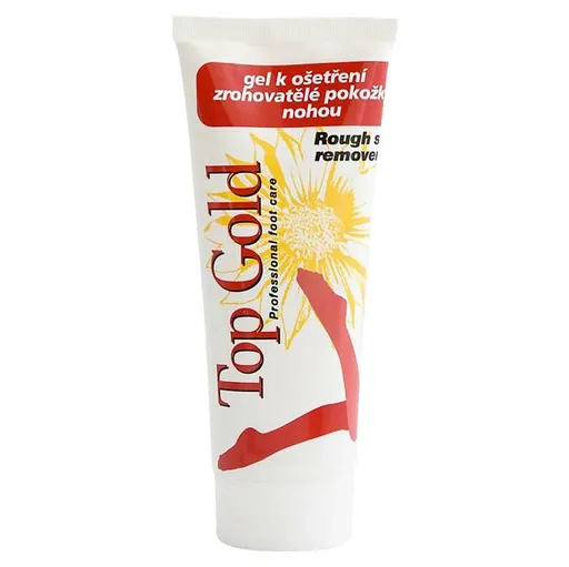 TOP GOLD Gél na ošetrenie zrohovatenej pokožky nôh 100 ml
