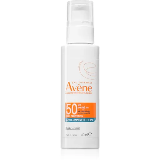 Avène Sun Anti-Imperfection Fluid ochranný fluid pre mastnú a zmiešanú pleť SPF 50 40 ml