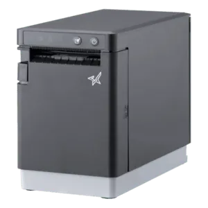 Star mC-Label2, CloudPRNT, 12 dots/mm (300 dpi), cutter, linerless, USB-C, BT, Ethernet, Wi-Fi, black