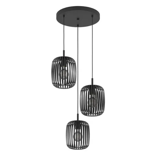 Závesné osvetlenie Eglo ROMAZZINA čierna 900686