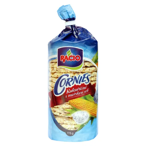 RACIO Cornies kukuričné ​​s morskou soľou 115 g