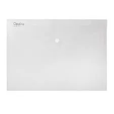 Obálka listovej kabelky A5 s cvokom PP číra