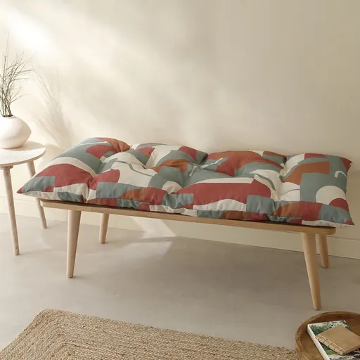 Dlhý vankúš na zem s geometrickými vzormi