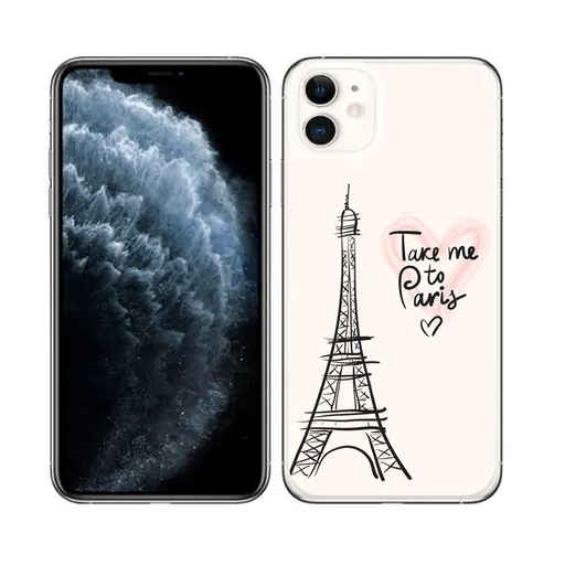 PROTEMIO MY ART Ochranný obal Apple iPhone 11 PARIS (057)