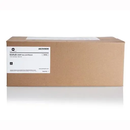 Konica Minolta originál toner A63V00H, black, 10000str., TNP-36, return, Konica Minolta Bizhub 3300P, 3301P, O, čierna