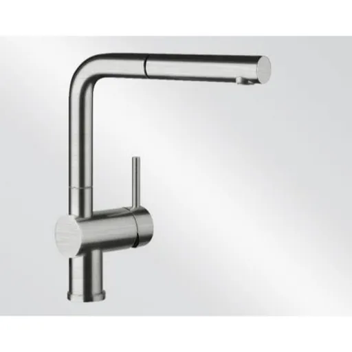 Blanco LINUS-S drezová batéria s vyťahovacou sprškou pvd steel 526242