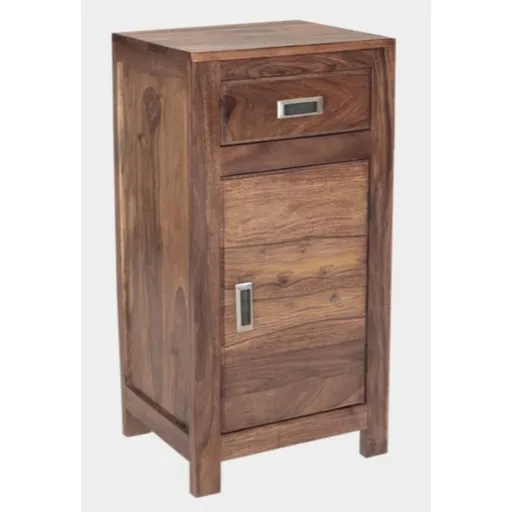 Skrinka do kúpeľne Nela 40x80x35 cm z indického masívu palisander NELA-SD