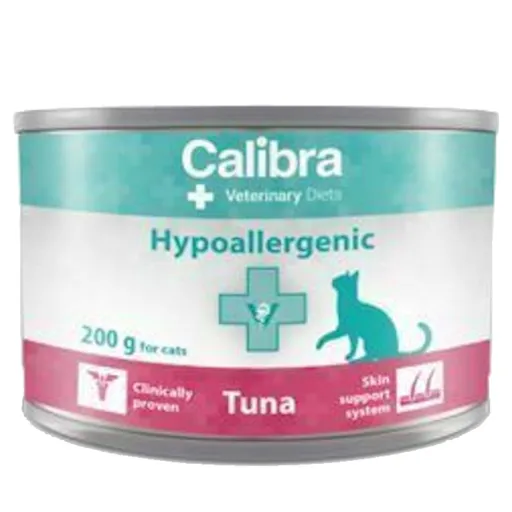 CALIBRA Veterinary Diets Hypoallergenic konzerva pre mačky tuniak 200 g