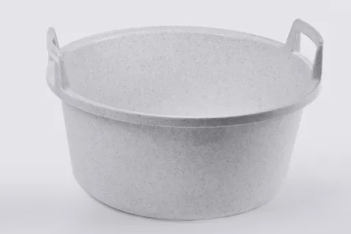 ALFA PLASTIK - Škopok 43x19cm granit biely 15l