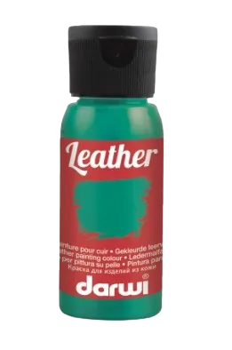 DARWI LEATHER - Farba na kožu tmavá zelená (420050626) 0,05 L