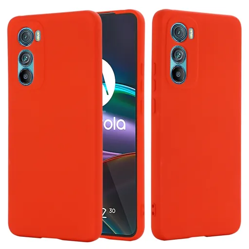 RUBBER Ochranný kryt Motorola Edge 30 červený