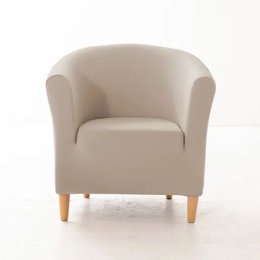 Jednofarebný extra pružný poťah na kreslo cabriolet