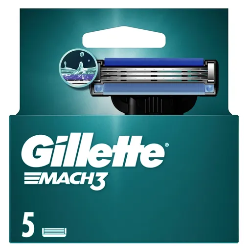 GILLETTE Mach3 Náhradné hlavice 5 ks