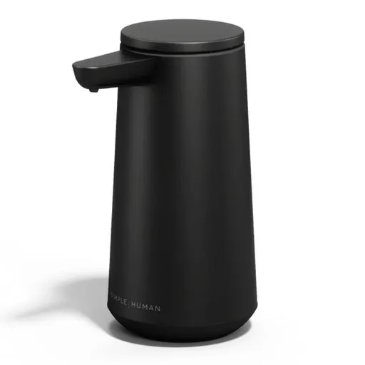 Simplehuman bezdotykový dávkovač penového mydla – 296 ml matná čierna oceľ dobíjací ST1094