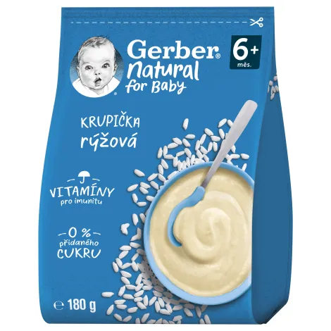 Gerber Natural Ryžová KRUPIČKA
