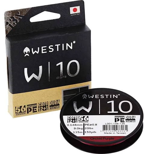 Westin splietaná šnúra w10 13 braid orchid purple 135 m - 0,285 mm 24,6 kg