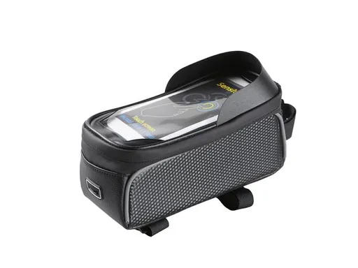 Púzdro Vodeodolná brašna na bicykel s krytým m na telefón Forever Model 01 čierne