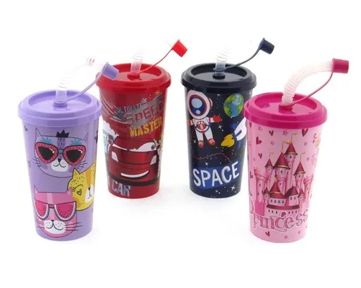 MAKRO - Pohár detský, 400ml rôzne motívy, umelá hmota
