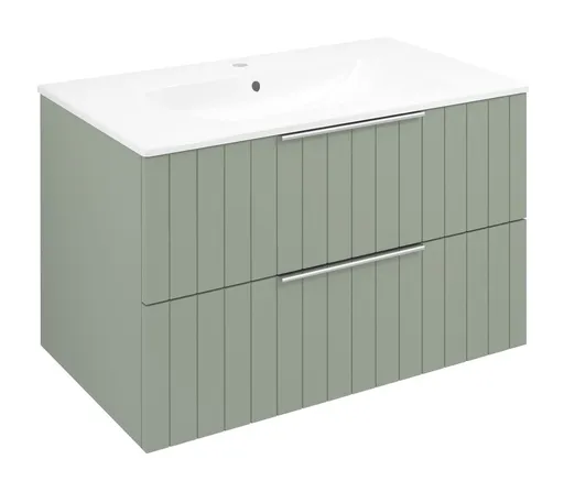 SAPHO - CIRASA STRIP umývadlová skrinka 79,8x52x46cm, verde CR801-4444S