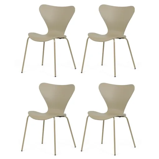 Sada jedálenských stoličiek CT-X7034 CAP, 4 ks