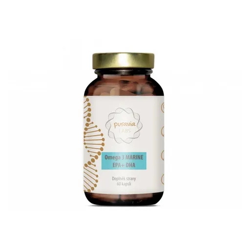PURAVIA LABS Omega 3 z morských rýb 60 kapsúl