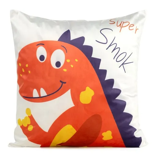 ArtFir Obliečka na vankúš 8A | biela/oranžová 45 x 45 cm