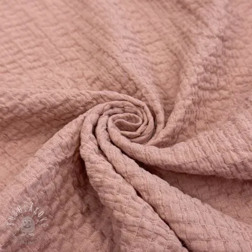 Bavlnená látka STRETCH Baby light pink