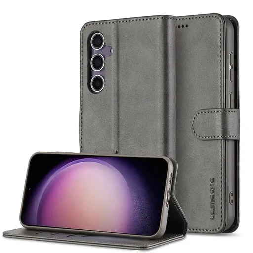 IMEEKE Peňaženkový obal pre Samsung Galaxy A26 šedý