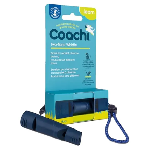 COACHI Training Whistle tréningová píšťálka 2 tónová modrá 1 ks