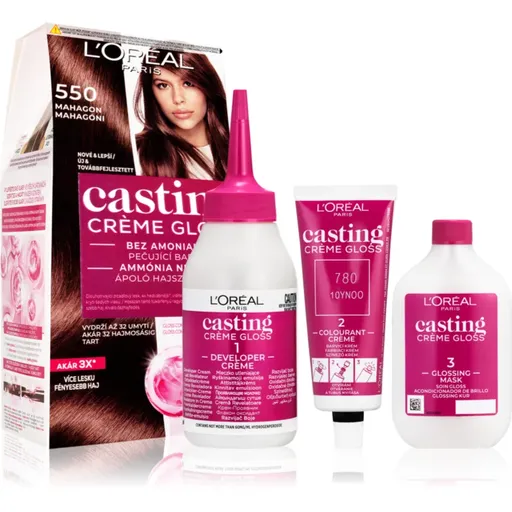 L’Oréal Paris Casting Creme Gloss farba na vlasy odtieň 550 Mahagon 1 ks
