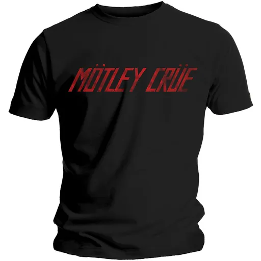 Motley Crue tričko Distressed Logo  one_size