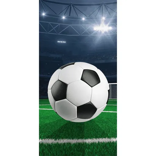 Jerry Fabrics Detská osuška s potlačou - Futbalový štadión | 70 x 140 cm