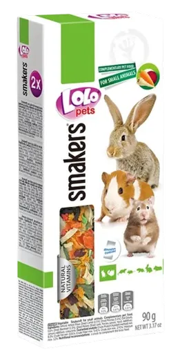 LOLOPETS tyčinka pre králiky a hlodavce 2ks/90g