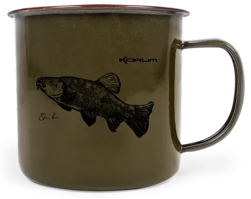 Korum hrnček classic enamel mug tench 330 ml lieň